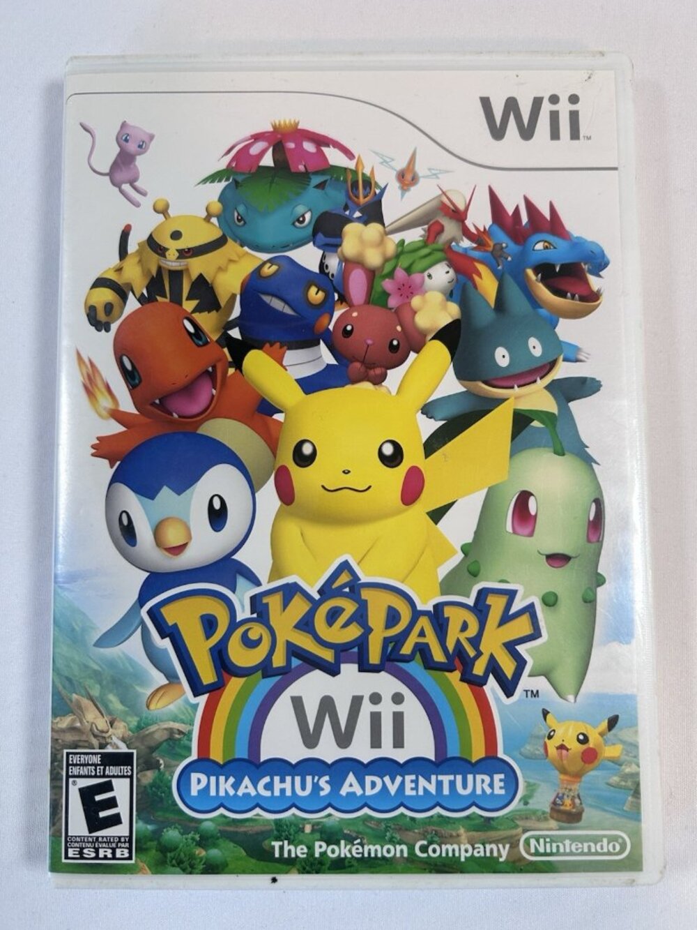 PokéPark Wii Pikachu’s Adventure Nintendo Wii 2010 Game Disc & Case